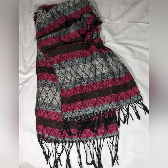 100% Viscous Multi Color Shawl Wrap Scarf - Picture 1 of 9